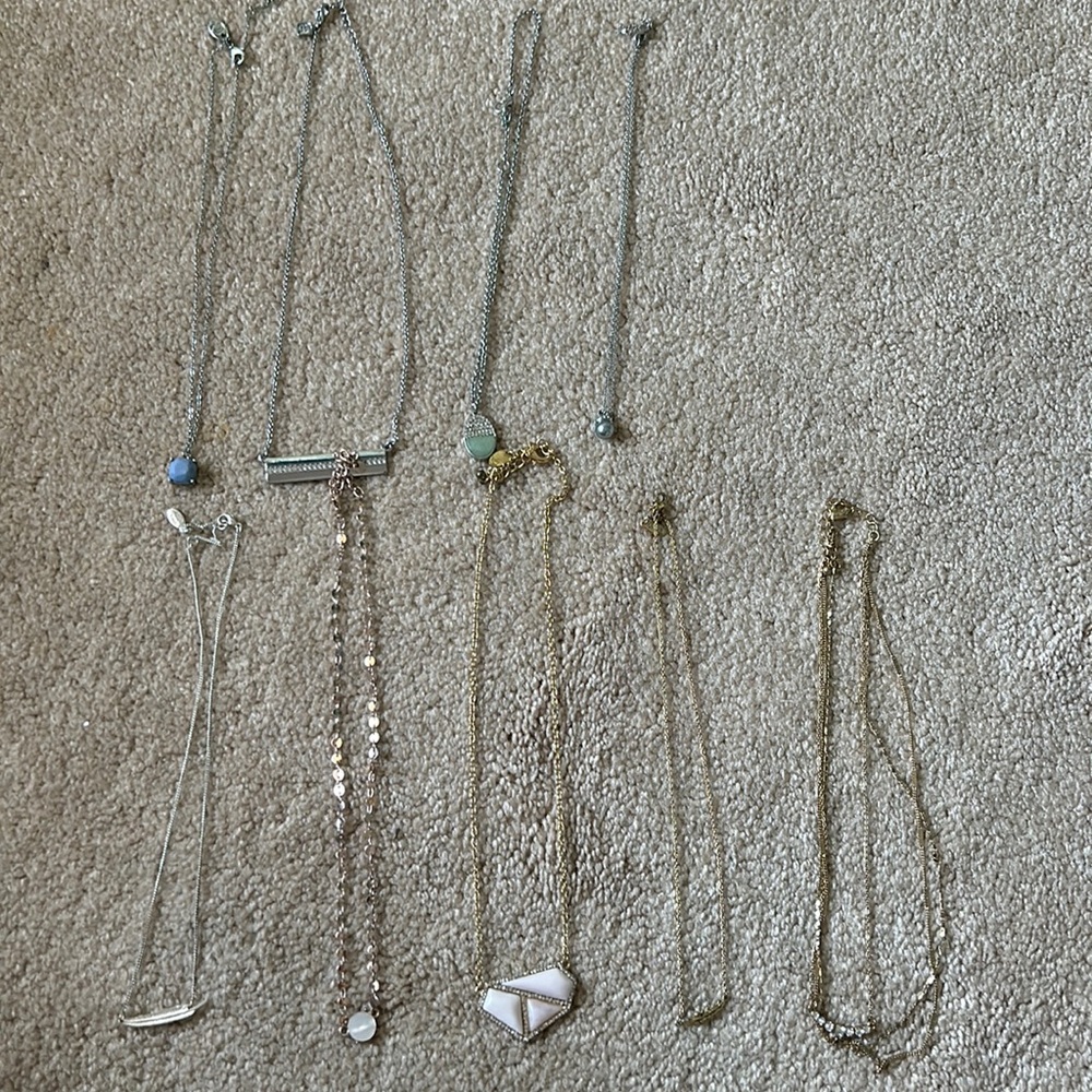 Assortment of necklaces-